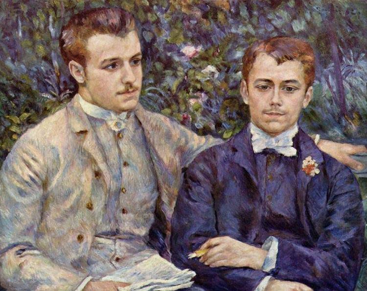 Portrait of Charles and Georges Durand Ruel,, Pierre-Auguste Renoir